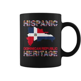 National Hispanic Heritage Month Dominican Republic Flag Coffee Mug - Seseable