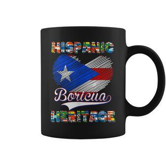 National Hispanic Heritage Month Puerto Rico Flag Boricua Coffee Mug - Seseable