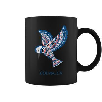 Native American Colma Kingfisher Bird California Coffee Mug | Mazezy