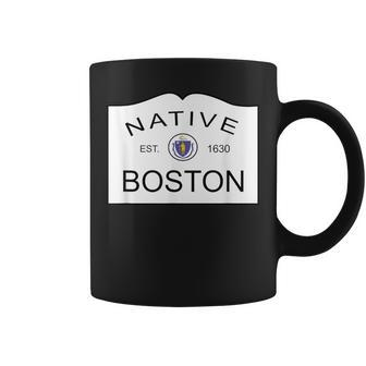 Native Boston Massachusetts Ma City Town New England Mass Coffee Mug | Mazezy AU