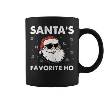 Naughty Christmas Funny Xmas Adult Humor Santas Favorite Ho Humor Funny Gifts Coffee Mug | Mazezy