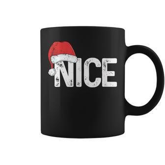 Naughty Or Nice Matching Christmas Couples Costume Coffee Mug - Thegiftio UK