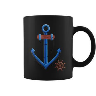Nautical Anchor Tattoo Coffee Mug | Mazezy