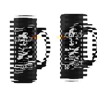 Navy Submarine Uss Wyoming Ssbn742 Skull Flag Coffee Mug - Thegiftio