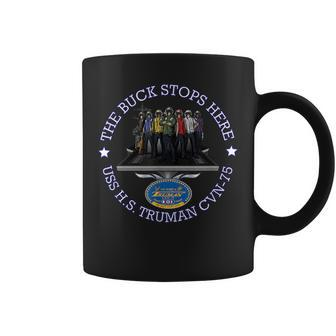 Navy Uss Harry S Truman Cvn75 Flight Deck Emblem Coffee Mug - Thegiftio UK
