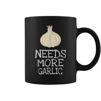 Needs More Garlic Garlicologist Cooking Gifts Chef Outfit Coffee Mug - Thegiftio UK