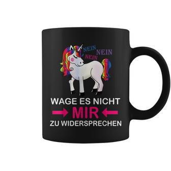 Neinhorn Unicorn Parody Dare It Nicht Mir Zu Recharge Coffee Mug | Mazezy CA