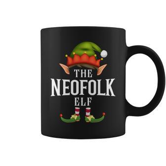 Neofolk Elf Group Christmas Pajama Party Coffee Mug | Mazezy