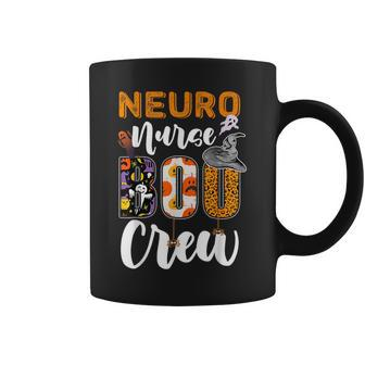 Neuro Nurse Boo Crew Ghost Halloween Nursing Spooky Coffee Mug | Mazezy
