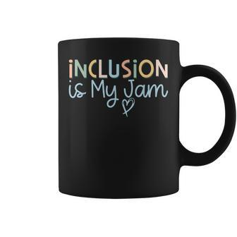 Neurodiversity Inclusion Is My Jam Autism Special Needs Mom Gifts For Mom Funny Gifts Coffee Mug | Mazezy CA