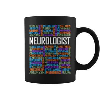 Neurologist Words Lover Graduate Student Neurology Coffee Mug | Mazezy