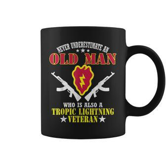Never Underestimate A 25Th Infantry Division Veteran Veteran Funny Gifts Coffee Mug | Mazezy