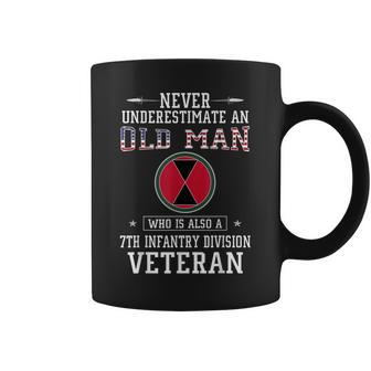 Never Underestimate A 7Th Infantry Division Veteran Coffee Mug | Mazezy