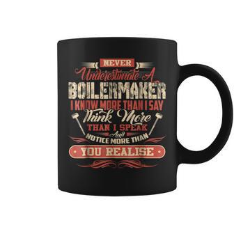Never Underestimate A Boilermaker T Boilermaker Funny Gifts Coffee Mug | Mazezy