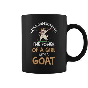 Never Underestimate A Girl With A Goat Coffee Mug - Seseable