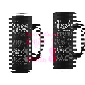 Never Underestimate A Girl With A Violin For Women Girls Coffee Mug - Seseable