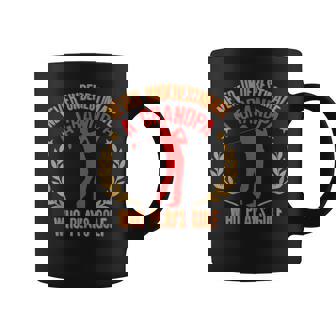 Never Underestimate A Grandpa Who Plays Golf Funny Quote Gift For Mens Coffee Mug | Mazezy
