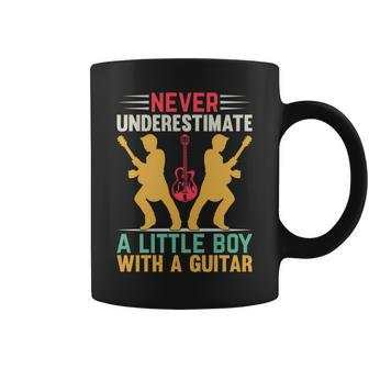 Never Underestimate A Little Boy With A Guitar I Guitarist Coffee Mug - Seseable