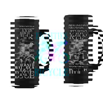Never Underestimate A Man In His Eighties Can Ride A Bicycle Coffee Mug | Mazezy