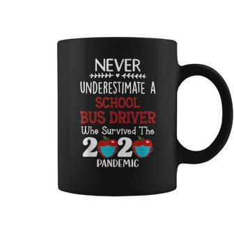 Never Underestimate A School Bus Driver Coffee Mug - Seseable