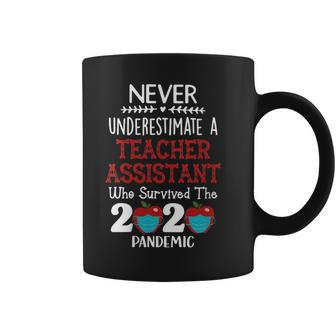 Never Underestimate A Teacher Assistant Gift For Womens Coffee Mug - Seseable