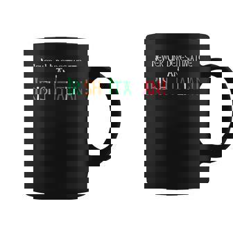 Never Underestimate An Irish Italian | Ethnic Pride Coffee Mug - Seseable