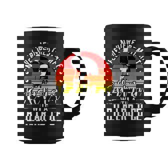 Never Underestimate An Old Guy With A Billard Cue Funny Pool Coffee Mug - Seseable