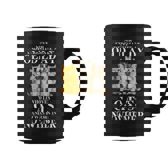Never Underestimate An Old Lady Who Loves Cats Born November Coffee Mug | Mazezy