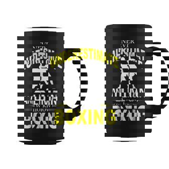 Never Underestimate An Old Man Who Know Boxing Coffee Mug - Seseable