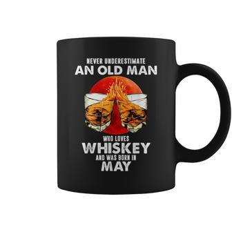Never Underestimate An Old Man Who Loves Whiskey Coffee Mug - Seseable