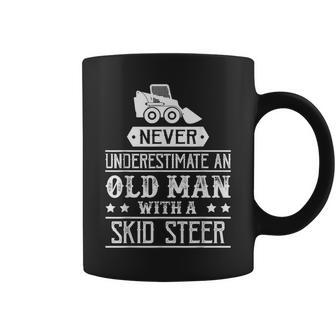 Never Underestimate An Old Man With A Skid Sr Gift For Mens Old Man Funny Gifts Coffee Mug | Mazezy