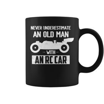 Never Underestimate An Old Man With An Rc Car Racing Coffee Mug - Seseable