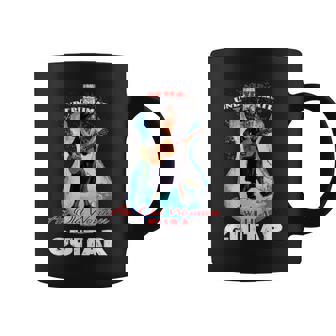 Never Underestimate An Old Woman With A Guitar Old Woman Funny Gifts Coffee Mug | Mazezy