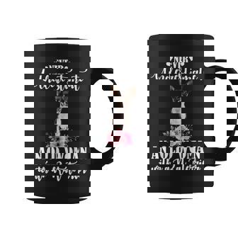 Never Underestimate An Old Woman With Rat Terrier Old Woman Funny Gifts Coffee Mug | Mazezy