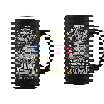 Never Underestimate An Oldman Vietnam Veteran Gifts Veteran Funny Gifts Coffee Mug | Mazezy