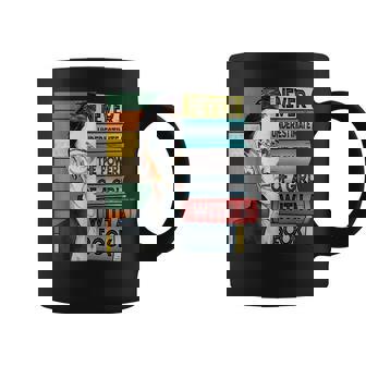 Never Underestimate Power Of Girl With Book Rbg Ruth Coffee Mug | Mazezy