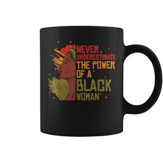 Never Underestimate The Power Of A Black Woman Mothers Day Coffee Mug - Seseable