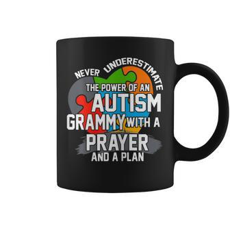 Never Underestimate The Power Of An Autism Grammy Gift For Womens Coffee Mug | Mazezy