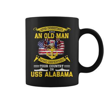 Never Underestimate Uss Alabama Bb60 Battleship Coffee Mug | Mazezy