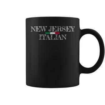New Jersey Italian Flag T Coffee Mug | Mazezy