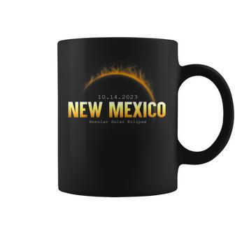 New Mexico Usa State Annular Solar Eclipse 14Th October 2023 Coffee Mug - Seseable