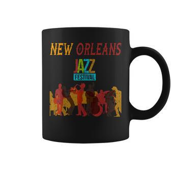 New Orleans Festival Of Jazz Music Louisiana Jazz Coffee Mug | Mazezy