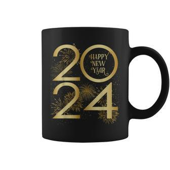 New Year Eve Party 2024 The Happy New Year 2024 Coffee Mug | Mazezy