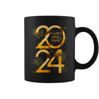 New Years Eve Party Supplies 2024 Happy New Year Fireworks Coffee Mug - Monsterry UK