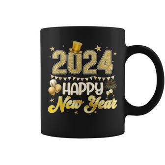New Years Eve Party Supplies 2024 Happy New Year Fireworks Coffee Mug - Thegiftio UK