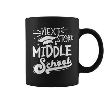 Next Stop Middle School Fifth Grade Graduation Summer Break Coffee Mug | Mazezy