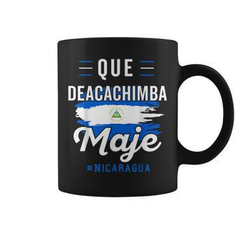 Nicaragua Flag Camiseta Nicaraguan Nicoya Pinoleros Nica Coffee Mug - Monsterry
