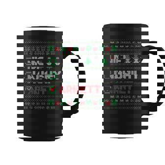 Nice Naughty Arnett Christmas List Ugly Sweater Coffee Mug | Mazezy