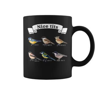 Nice Tits | Bird Watching Gift For Birder & Ornithology Fan Bird Watching Funny Gifts Coffee Mug | Mazezy AU