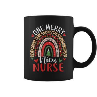 Nicu Nurse Rainbow Christmas Icu Neonatal Coffee Mug - Thegiftio UK